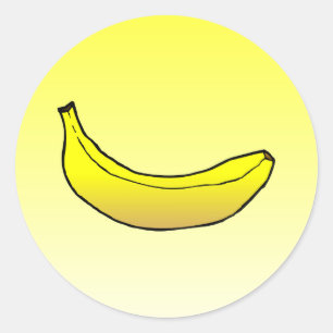 Banana - Classic Round Sticker