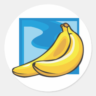 Banana Classic Round Sticker