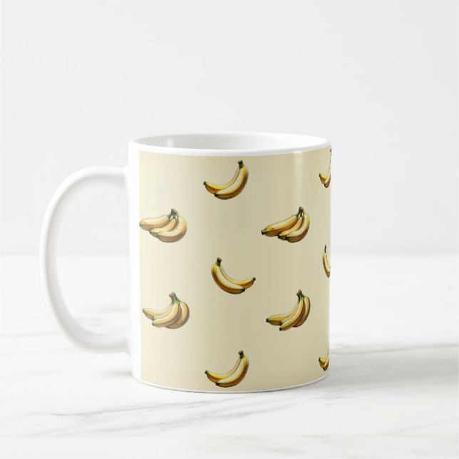 banana coffee mug (Left)