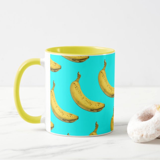Banana Coffee Mug (With Donut)