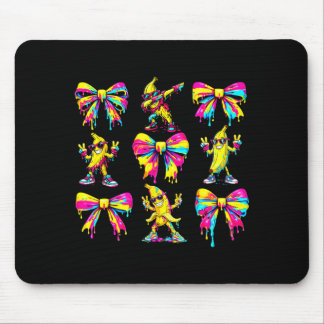 Banana coquette bow drip kids men women youth boys mouse mat
