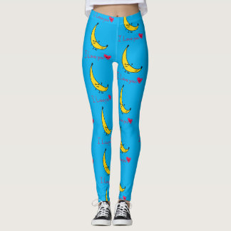 Banana Cute Baby Drawing Leggings