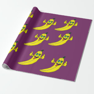 Banana design wrapping paper