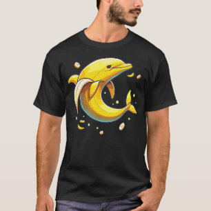 Banana Dolphin Funny Animal Made Of Fruit T-Shirt