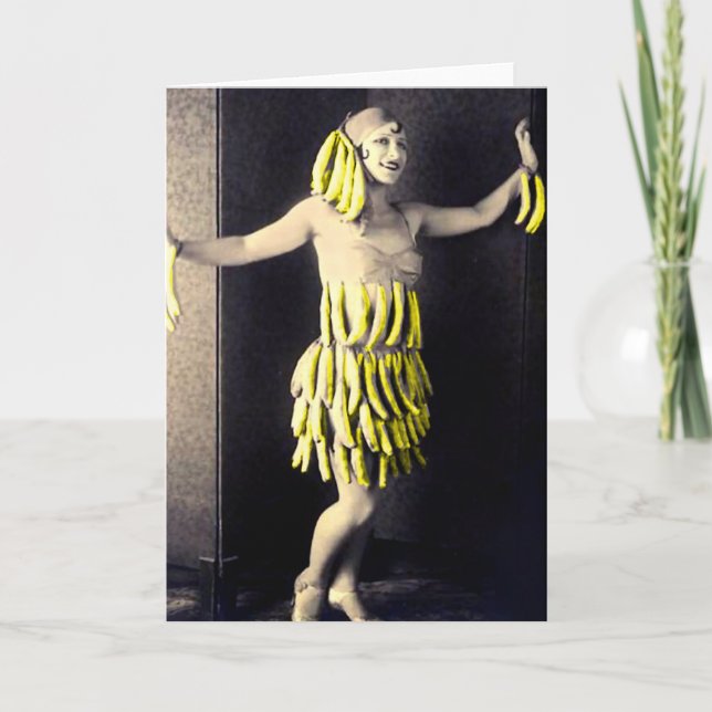Banana Dress Card (Front)