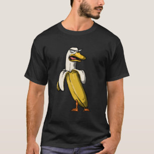 Banana Duck Funny Crazy T-Shirt