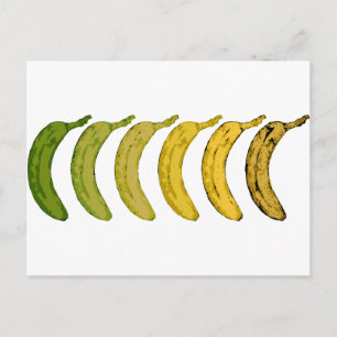 Banana Evolution Postcard