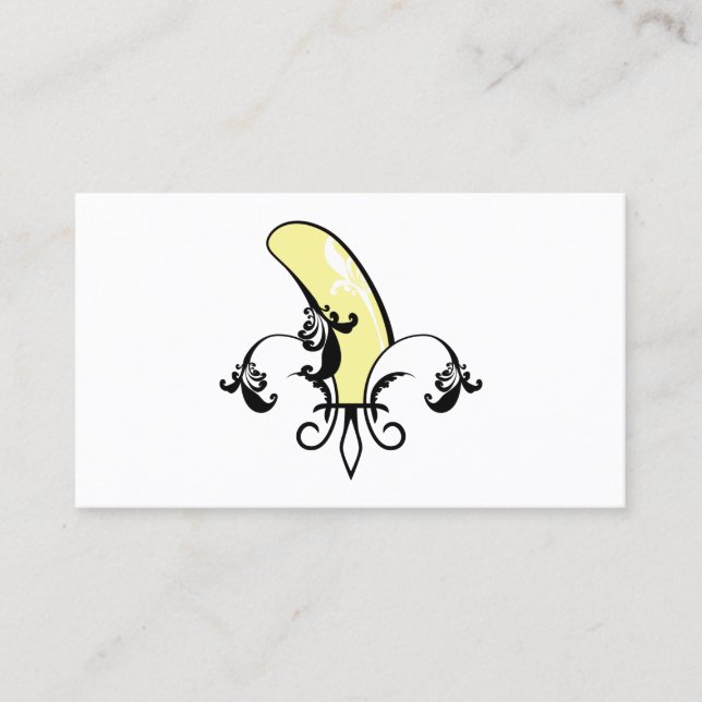 banana fleur de lis business card (Front)