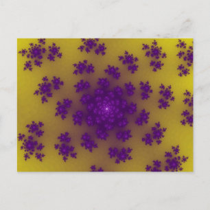 Banana Floral Sprinkles Postcard