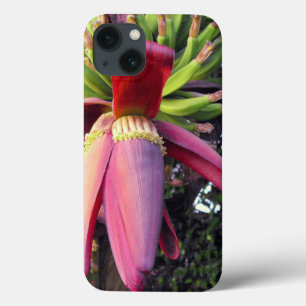 Banana Flower Closeup iPhone 13 Case