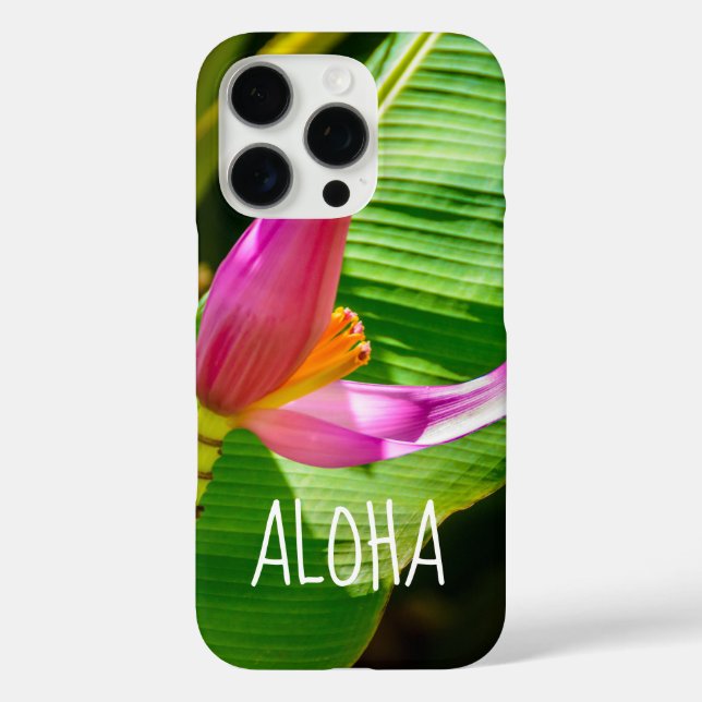 Banana Flower, Limahuli Gardens, Kauai, Hawaii Cas Case-Mate iPhone Case (Back)