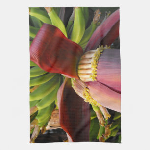 Banana Flower Tea Towel