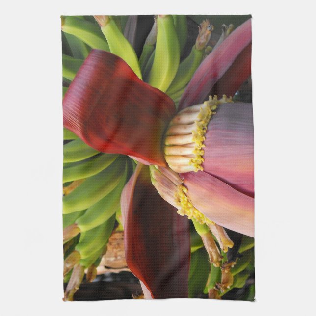 Banana Flower Tea Towel (Vertical)
