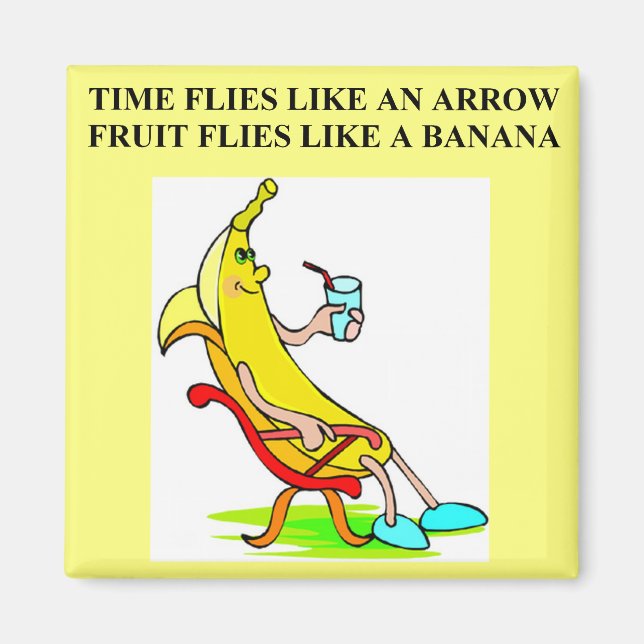 BANANA food joke Magnet (Front)