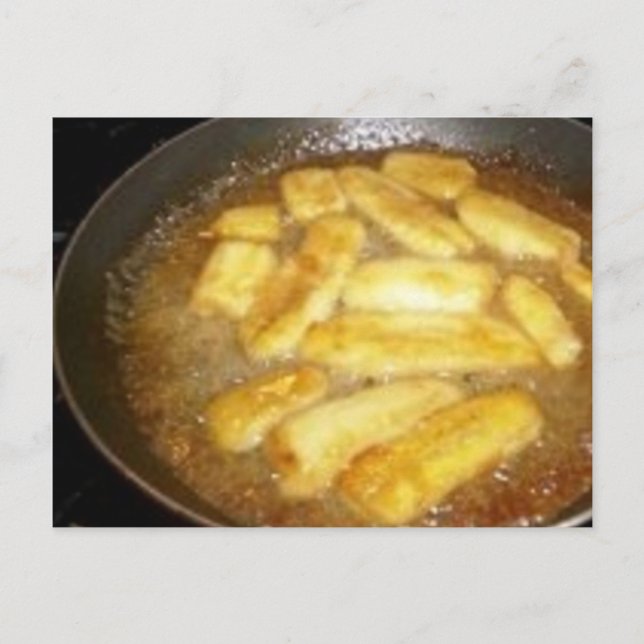 Banana Foster Recipe Postcard (Front)