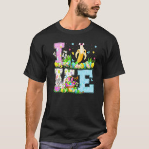 Banana Fruit Easter Egg Hunt Funny Love Banana Eas T-Shirt