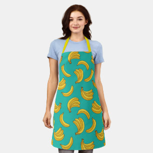Banana Fruit Fun Pattern Apron