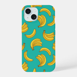 Banana Fruit Fun Pattern iPhone 15 Case