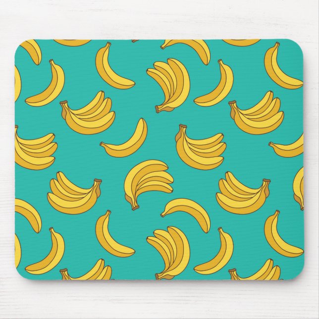 Banana Fruit Fun Pattern Mouse Mat (Front)