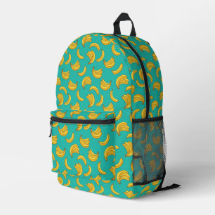 Banana Fruit Fun Pattern Printed Backpack
