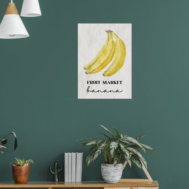 Banana fruit market  poster (Living Room 1)
