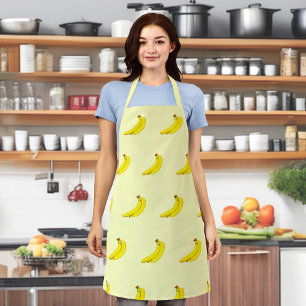 Banana Fruit Seamless Pattern on Apron