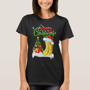 Banana Fruit Xmas Decorations Santa Banana Chris T-Shirt