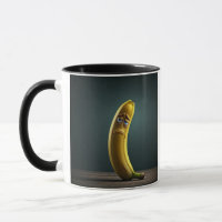 banana funny sad face