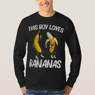 Banana Gift For Boys Men Tropical Banana Fruit Lov T-Shirt