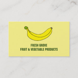 Banana, Greengrocers Business Card