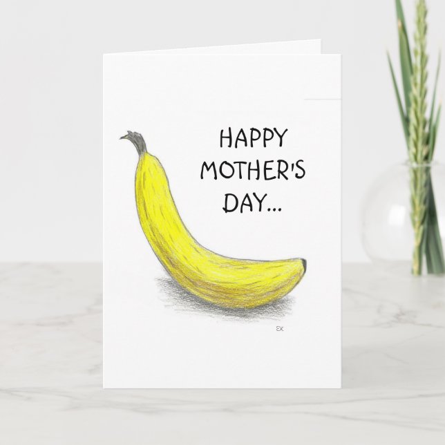 Banana, HAPPY MOTHER'S DAY Card (Front)