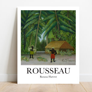 Banana Harvest by Henri Rousseau Poster
