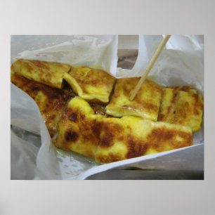 Banana Hotcake [Roti Kluai Khai] Thai Street Food Poster