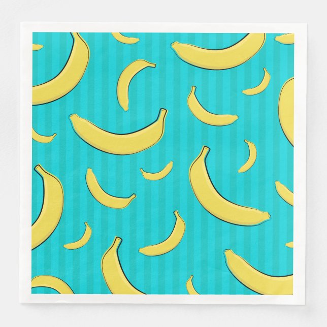 Banana Illustration Napkin (Front)