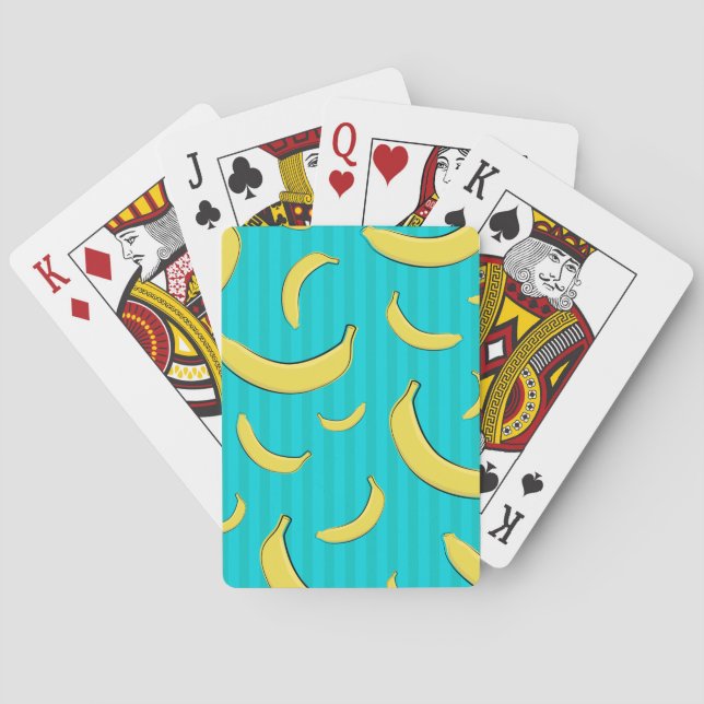 Banana Illustration Playing Cards (Back)