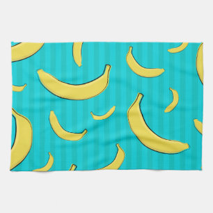 Banana Illustration Tea Towel