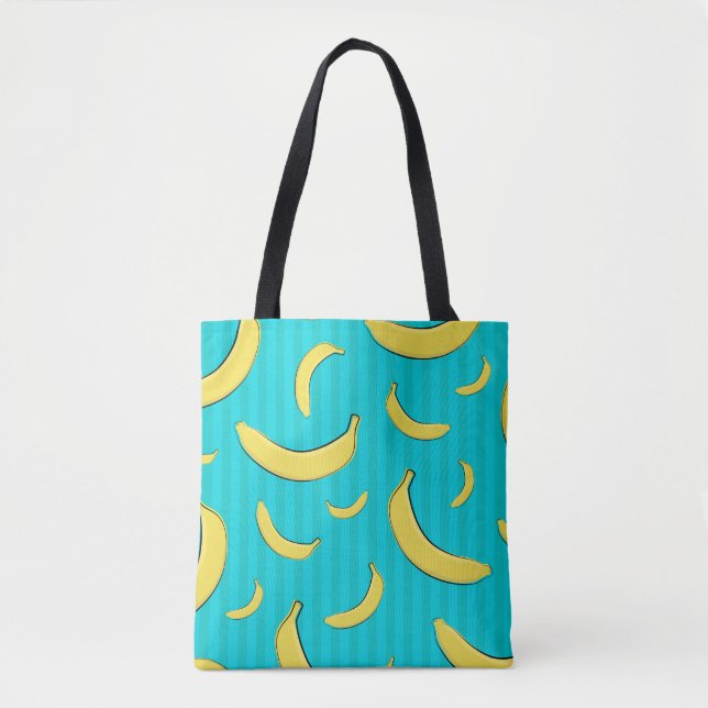 Banana Illustration Tote Bag (Front)