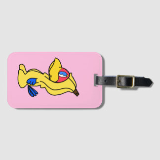 banana jayhawk luggage tag