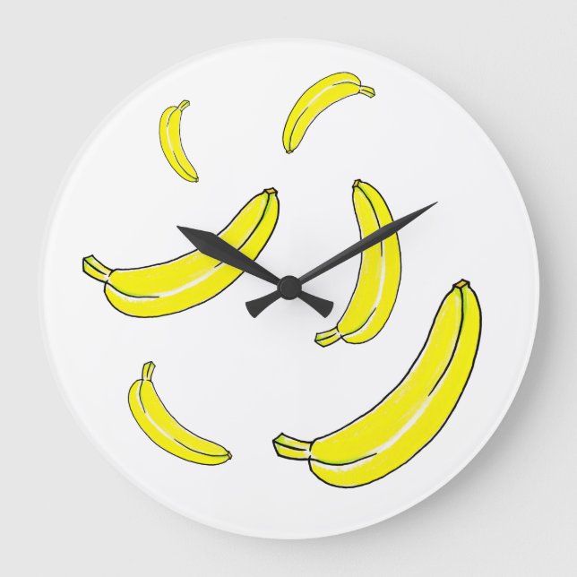 Banana Large Clock (Front)