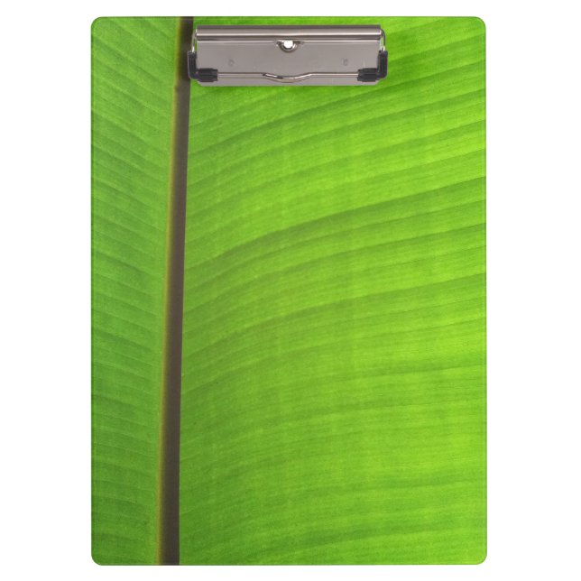 Banana Leaf Close-Up Clipboard (Front)