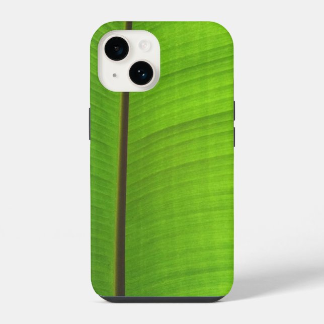 Banana Leaf Close-Up  iPhone Case (Back)