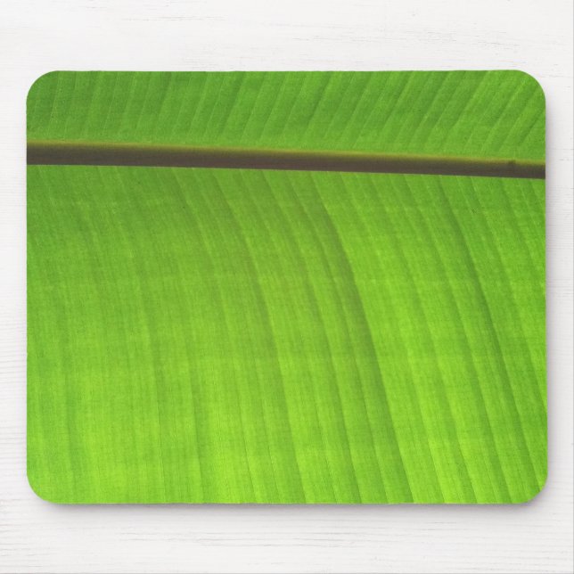 Banana Leaf Close-Up Mouse Mat (Front)