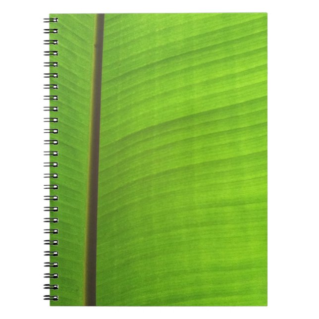 Banana Leaf Close-Up Notebook (Front)