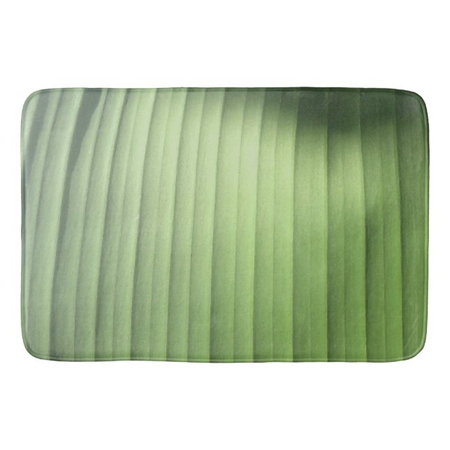 Banana Leaf Closeup Bath Mat (Front)