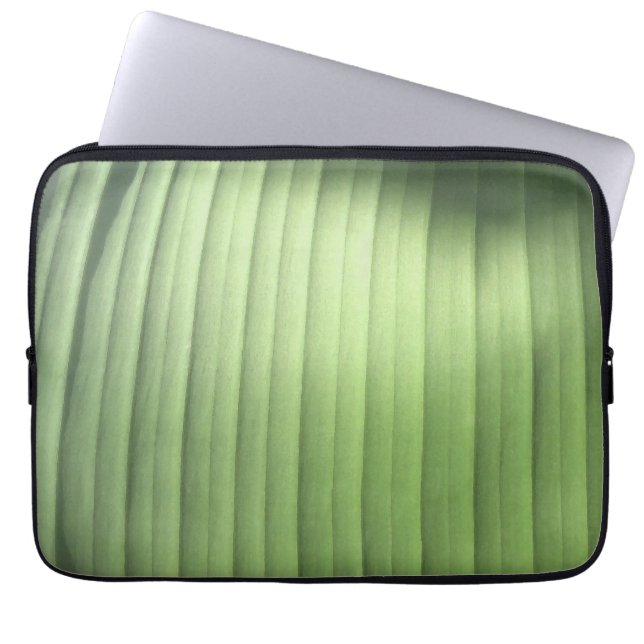 Banana Leaf Closeup Laptop Sleeve (Front)