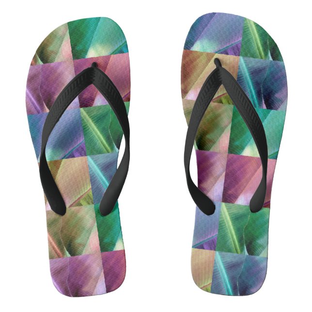 Banana Leaf Quilt Flip Flops (Footbed)