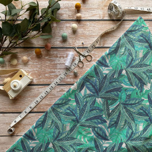 Banana Leaf Tropical Fabric