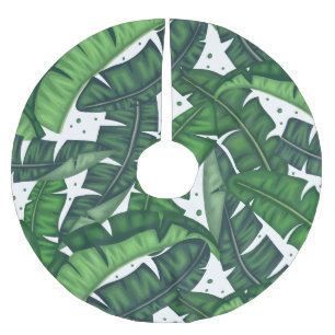 banana leaf ugly xmas christmas tree skirt