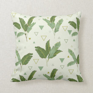 Banana Leaf With Triangles Cushion