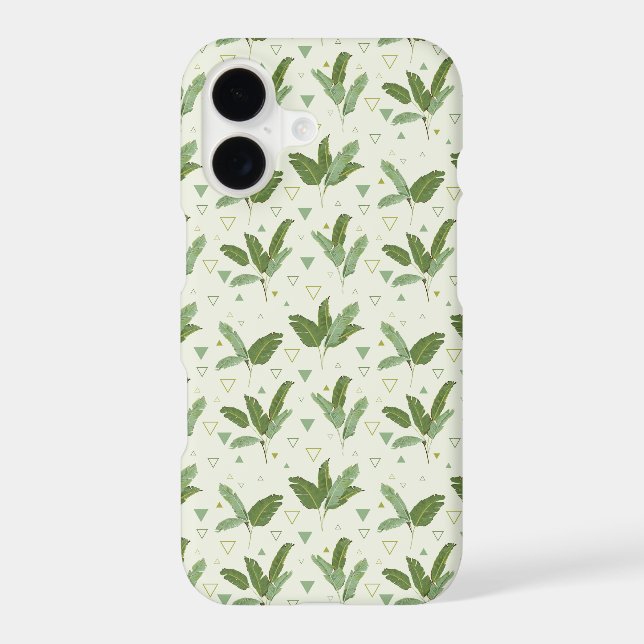 Banana Leaf With Triangles | Monogram 2 (Back)
